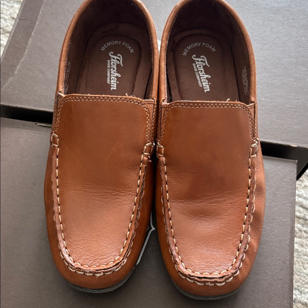 Florsheim Boy's Classic Brown Dress Shoes
